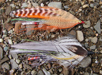 Tandem Red Grey Ghost Streamer Fly